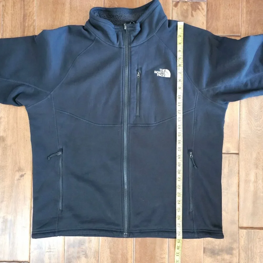 The North Face full zip sherpa lined jacket men's size XL